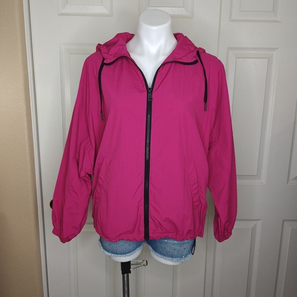 Bernardo Eco-Minded Windward oversized solid shell jacket sz XS